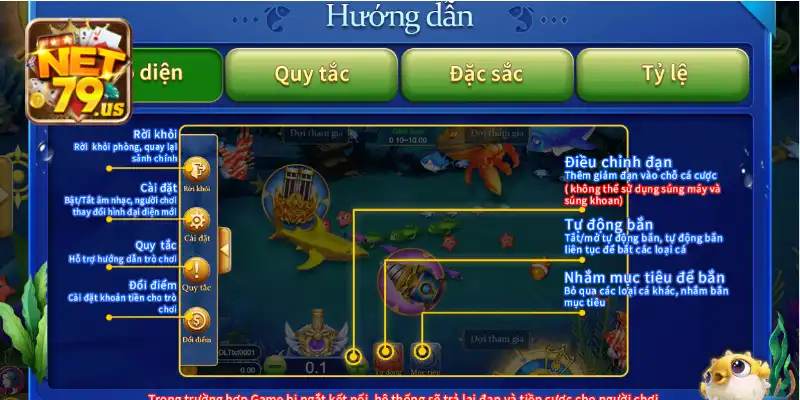 Trải Nghiệm Bắn Cá Vàng VN88: Chiến Lược Chơi Tại NET79 3 Ưu điểm vượt trội của trò chơi tại NET79