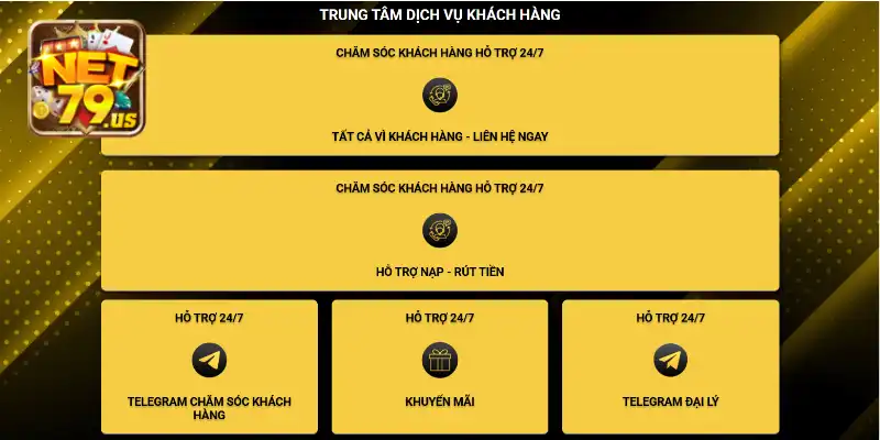 Tổng quan về các phương thức liên hệ NET79