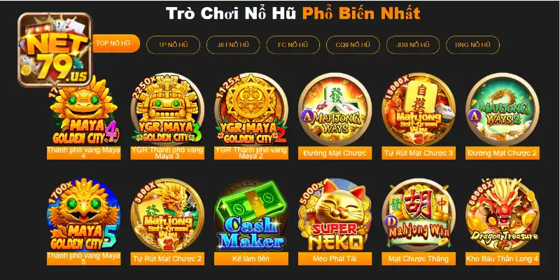 Khám Phá Nổ Hũ NET79: Cơ Hội Thắng Lớn Dành Cho Bạn 1 Tổng quan về nổ hũ NET79