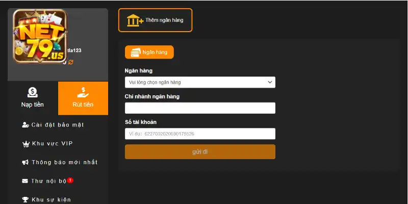 Rút Tiền NET79: Quy Trình An Toàn Và Dễ Dàng Cho Người Chơi 1 Giới thiệu về giao dịch rút tiền NET79